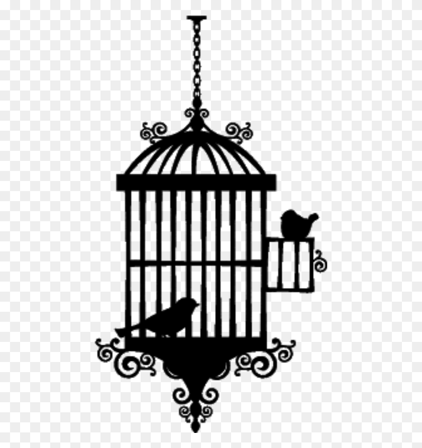 465x831 Birdcage Silhouette Bird Cage Silhouette, Nature, Outdoors, Outer Space HD PNG Download