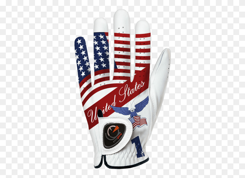 332x550 Birdie Town American Flag Glove Birdie Town Birdie American Flag Golf Gloves, Flag, Symbol, Clothing HD PNG Download