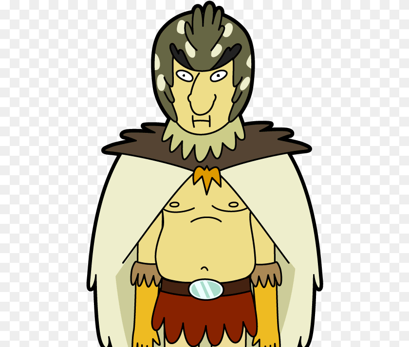 488x713 Birdperson Avatar Rick And Morty Bird Person Full Size, Cape, Clothing, Face, Head Sticker PNG