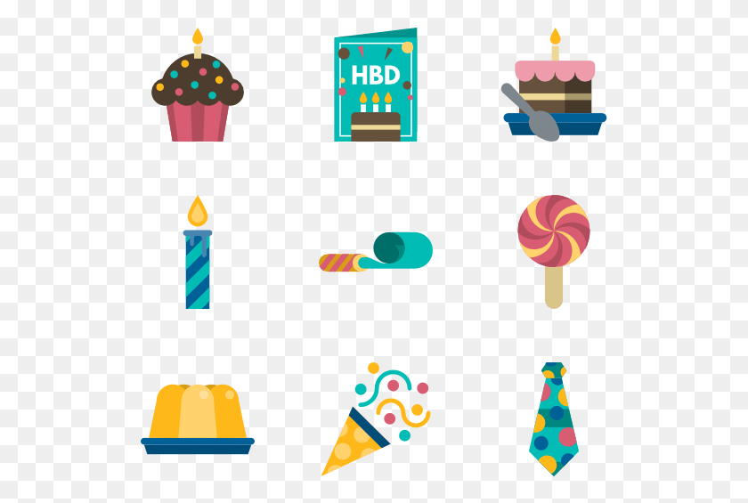 525x505 Birthday And Party Elements Birthday Cake Minimal, Sweets, Food, Confectionery HD PNG Download