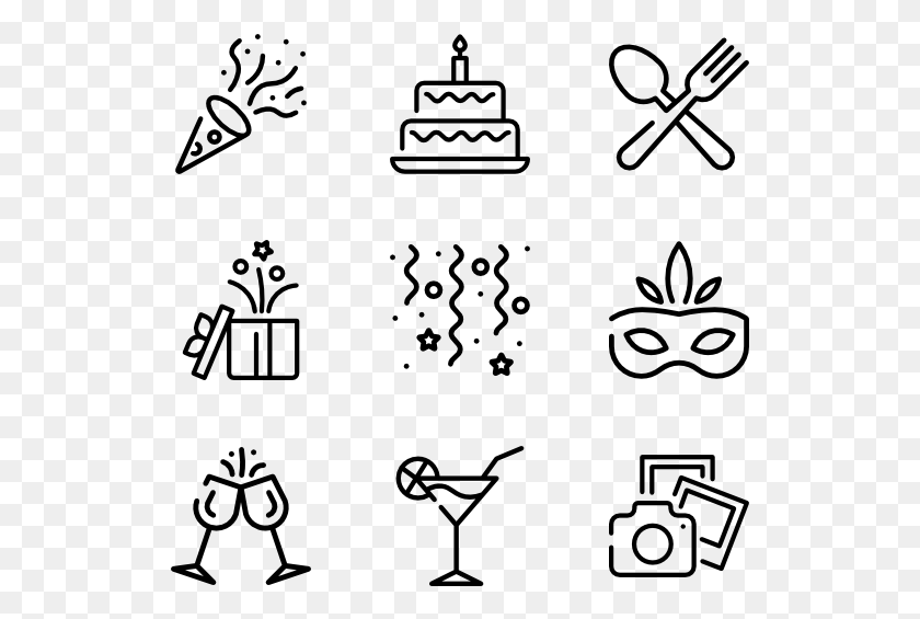 529x505 Birthday Birthday Vector Icon, Gray, World Of Warcraft HD PNG Download