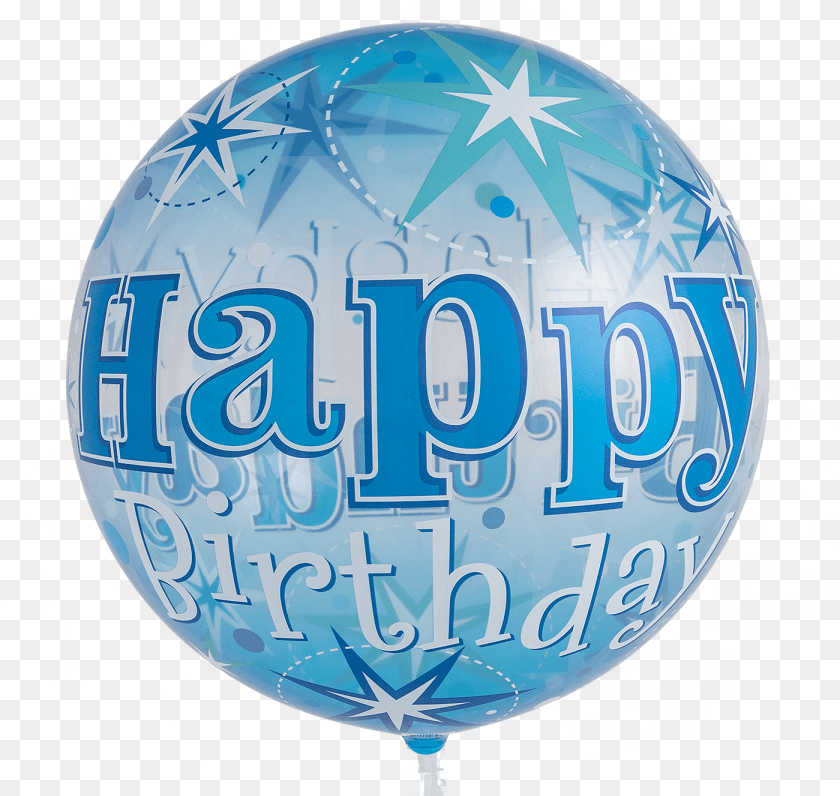 1400x1326 Birthday Blue Starburst Sparkle Bubble Balloon Balloon, Ball, Rugby, Rugby Ball, Sport Sticker PNG