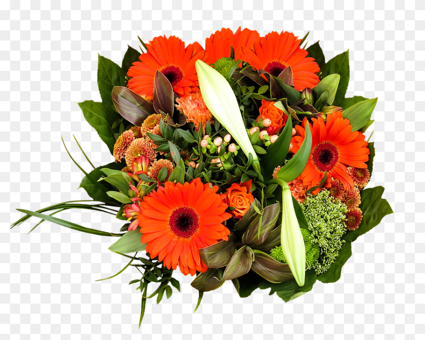 Birthday Bouquet Flower, Flower Arrangement, Flower Bouquet, Plant PNG