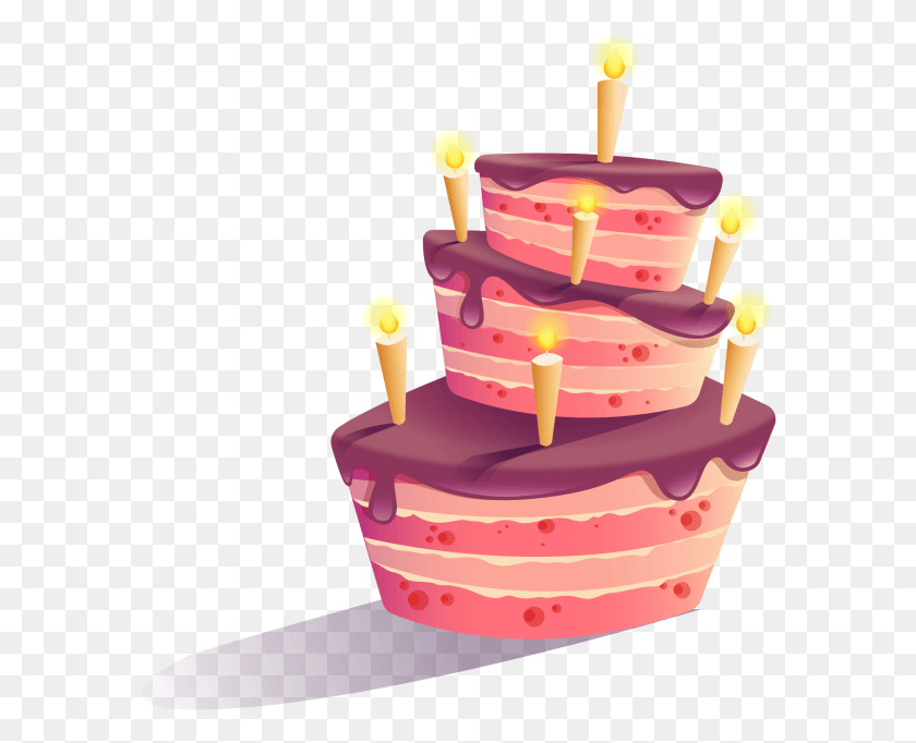 584x622 Birthday Cake, Cake, Dessert, Food HD PNG Download
