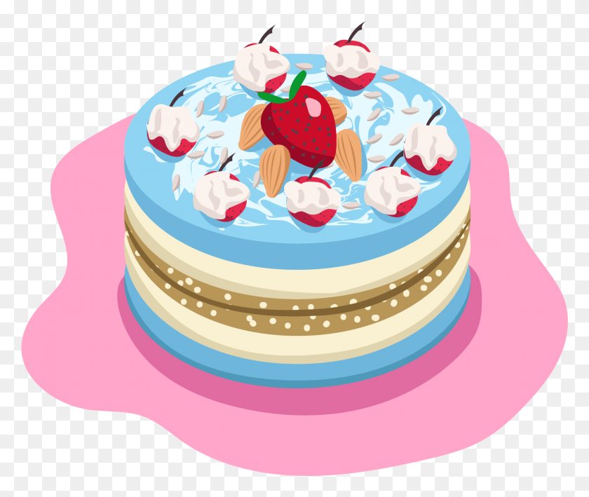 1829x1523 Pastel De Cumpleaños Png / Pastel De Postre Png