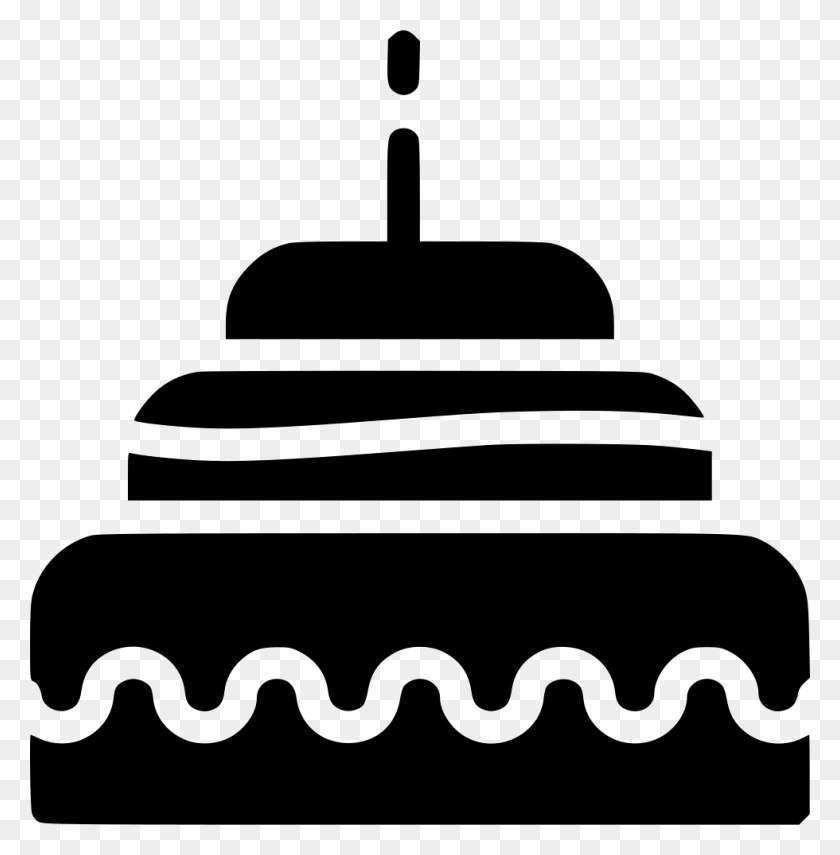 980x1000 Birthday Cake Black Birthday Images Black, Stencil, Text HD PNG Download