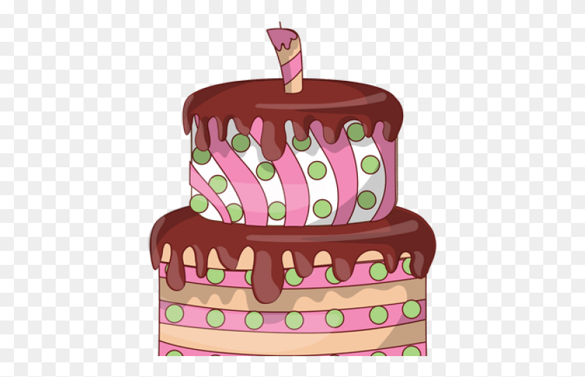 419x481 Birthday Cake Cartoon Birthday Cake, Cake, Dessert, Food HD PNG Download