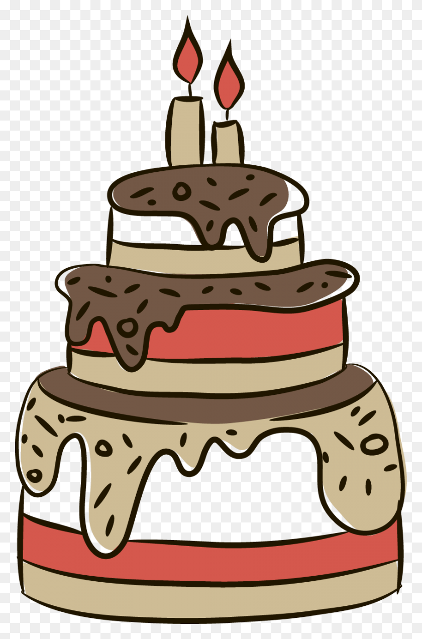 845x1313 Birthday Cake Clip Art Birthday Cake, Cake, Dessert, Food HD PNG Download