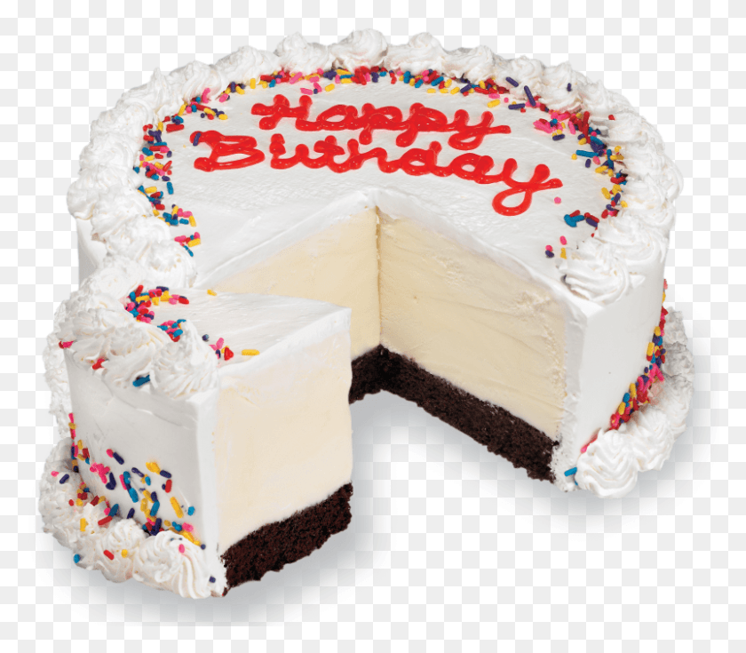 801x694 Birthday Cake Round Bolo De Sorvete Cold Stone, Cake, Dessert, Food HD PNG Download