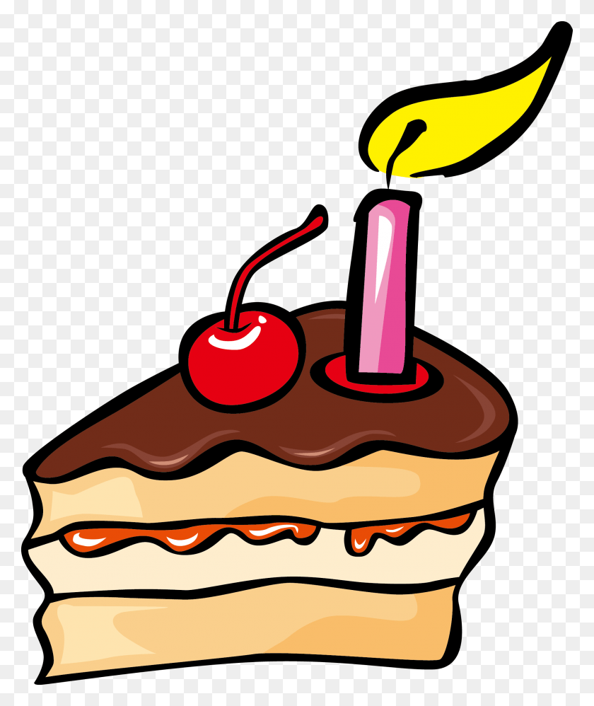 2066x2485 Birthday Cake Vector Transparent Vector Cake, Dessert, Food, Candle HD PNG Download