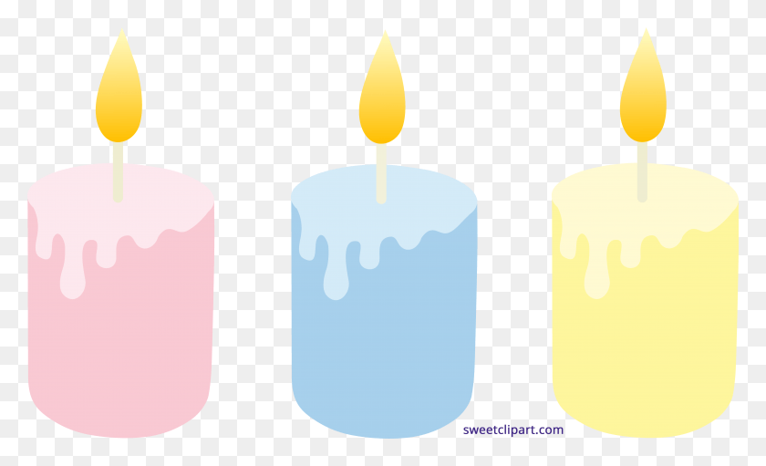 5885x3405 Birthday Candles Clipart 2 Candle Cute Candle Clip Art, Flame, Fire HD PNG Download
