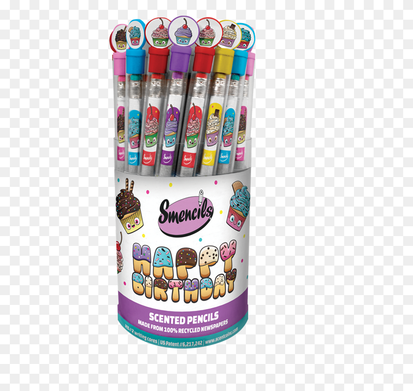536x735 Birthday Cupcakes Year Round Smencils, Marker, Paint Container, White Board HD PNG Download