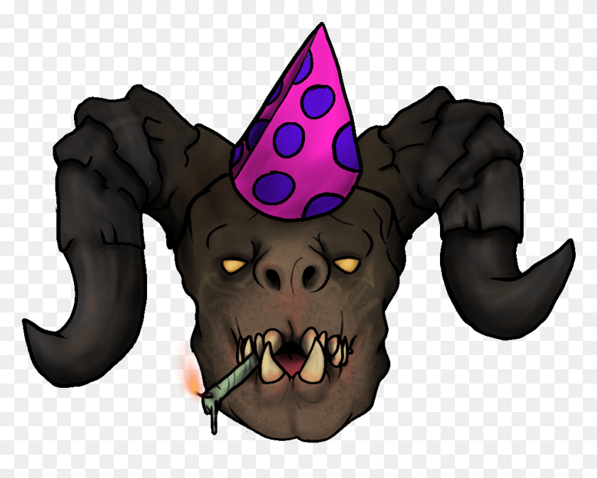 948x746 Birthday Deathclaw Deathclaw Body Pillow, Clothing, Apparel, Party Hat HD PNG Download