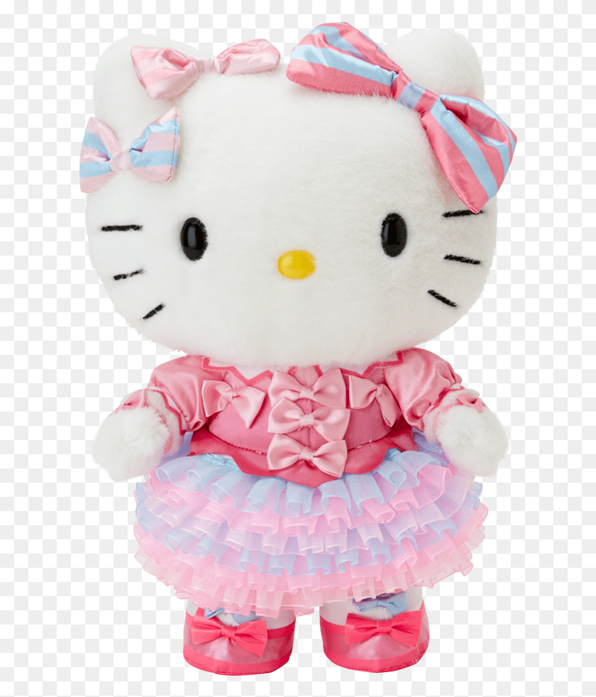 618x922 Birthday Doll 2017 In The Same Costume As Hello Kitty39s Stuffed Toy, Figurine, Plush, Cake HD PNG Download