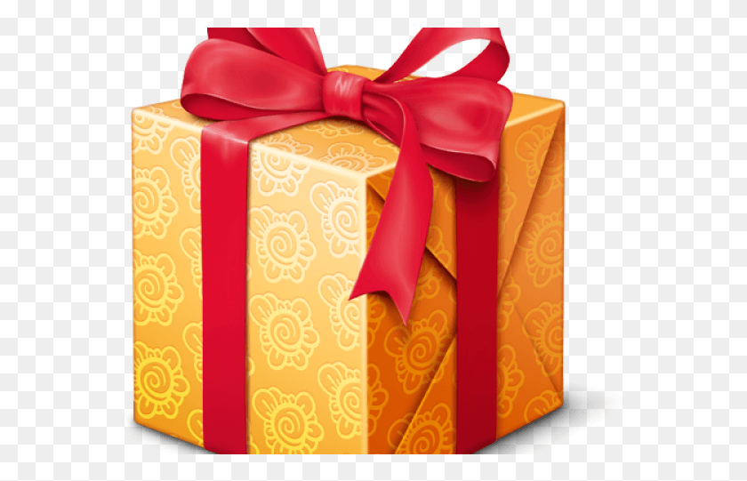 567x481 Подарочная Коробка На День Рождения Подарочная Коробка, Подарок Hd Png Скачать