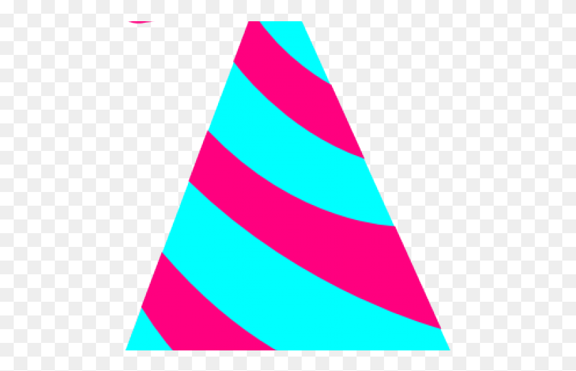 478x481 Birthday Hat Clipart Pink Graphic Design, Clothing, Apparel, Party Hat HD PNG Download