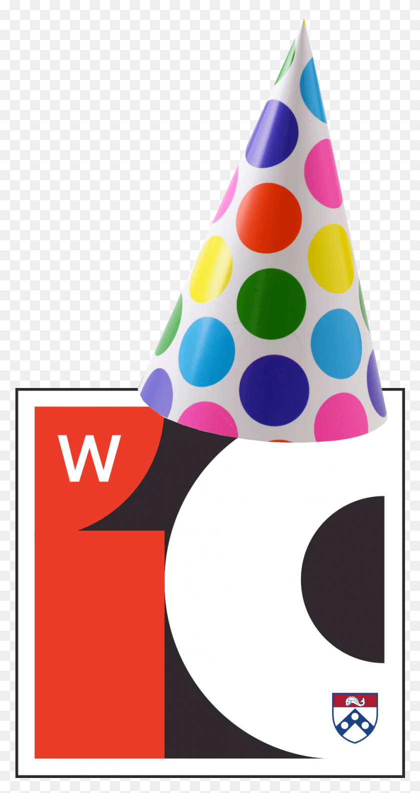 941x1839 Birthday Logo University Of Pennsylvania, Clothing, Apparel, Party Hat Descargar Hd Png