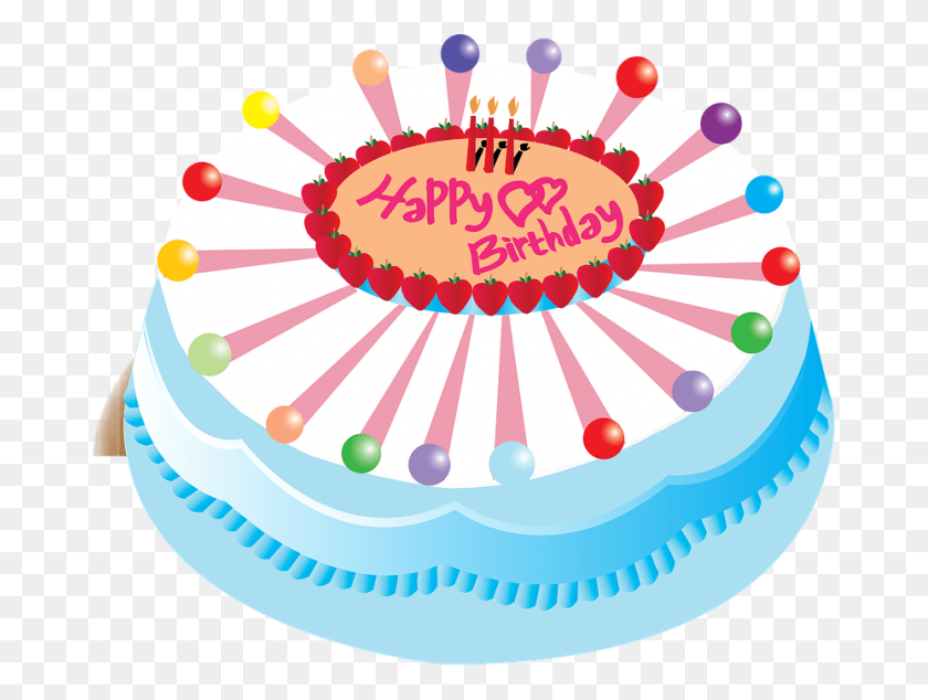 676x574 Поздравления С Днем Рождения Для Сестры, Поздравления С Днем Рождения, Торт На День Рождения, Торт, Десерт, Png Скачать