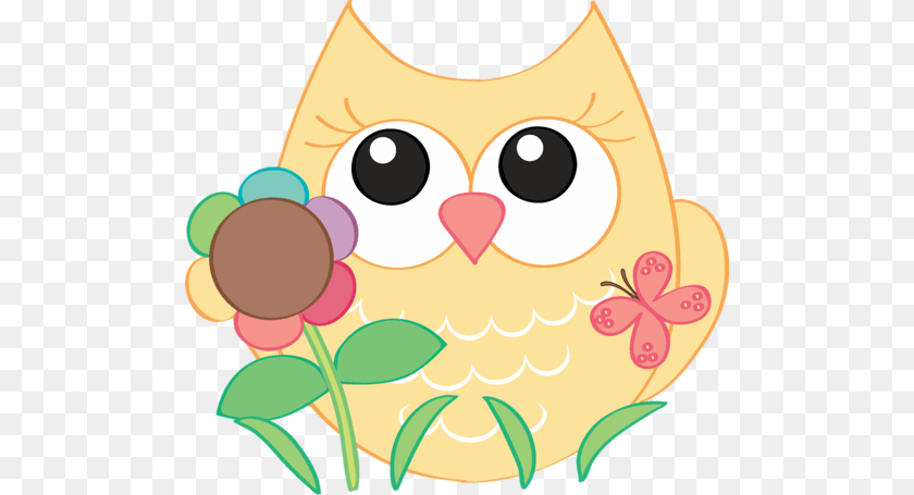 500x455 Birthday Owls Colored Images Owl Owl Art And Cute Owl, Pattern, Food, Sweets Transparent PNG