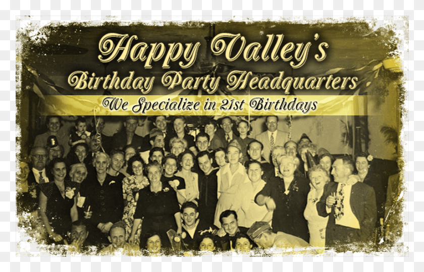 857x528 Birthday Party Advertisement 1940S New Years Party, Audience, Crowd, Person Descargar Hd Png