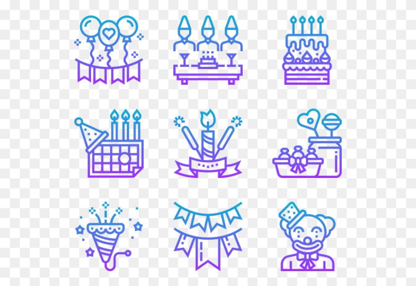 541x517 Birthday Party Icon, Text, Poster, Advertisement HD PNG Download