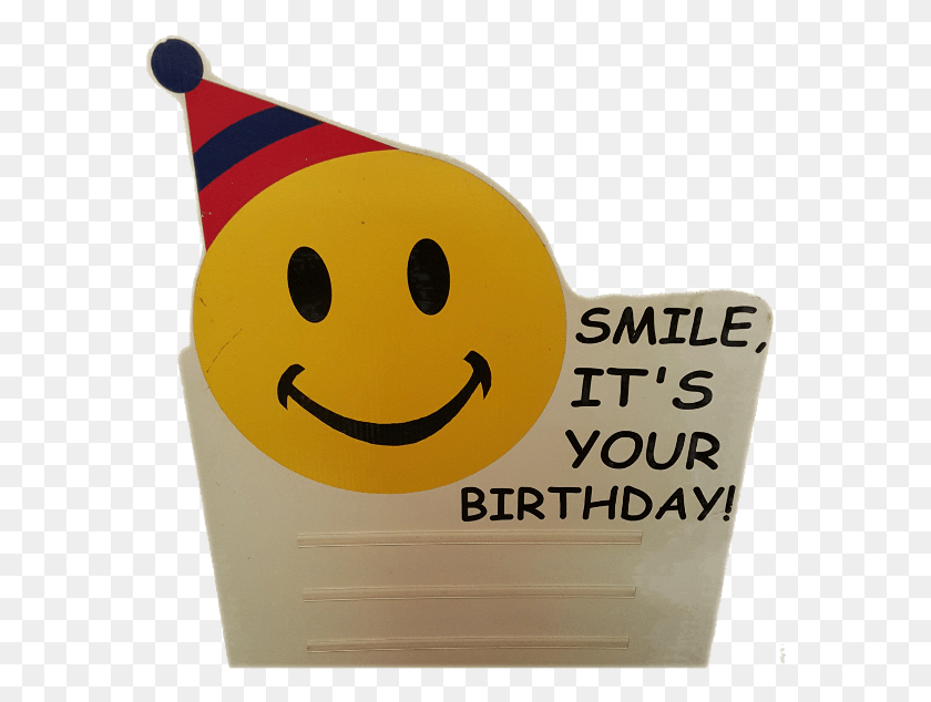 578x574 Birthday Smiley Add A Mixture Of Smiles Stars Or Smile, Clothing, Apparel, Party Hat HD PNG Download