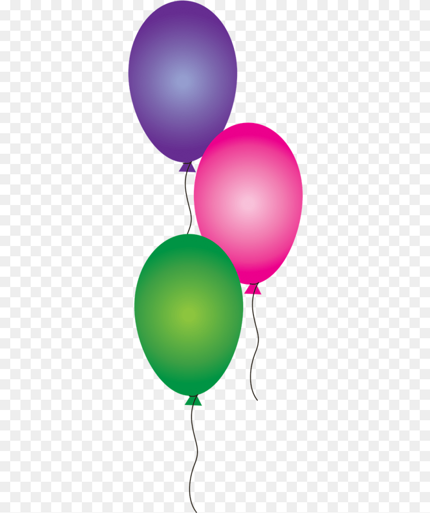 345x1001 Birthdaybirthday Balloons Birthday, Balloon Clipart PNG