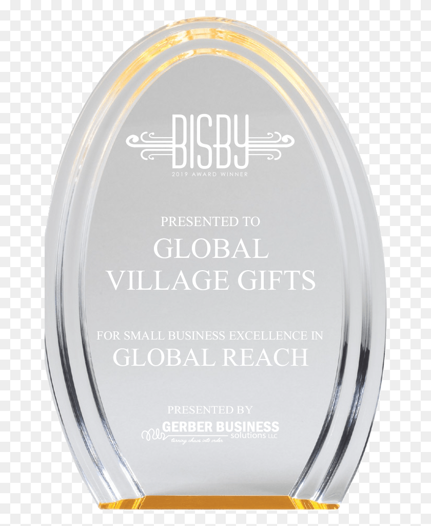 668x964 Bisby Global Village Gifts Trophy, Cosmetics, Bottle, Text HD PNG Download