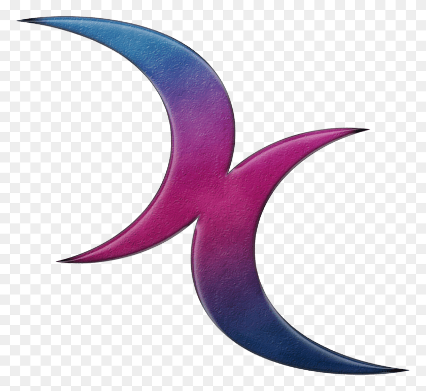1612x1469 Bisexual Moons, Text, Logo, Symbol HD PNG Download