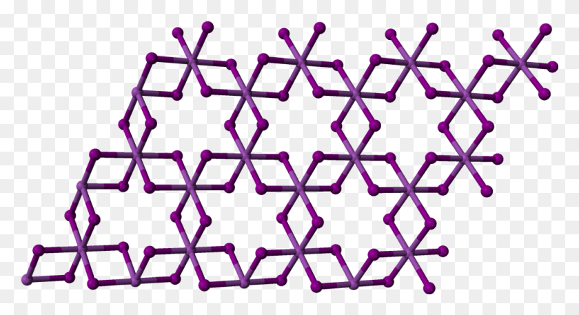 1001x510 Кристаллическая Структура Иодида Висмута, Узор, Фиолетовый Hd Png Скачать