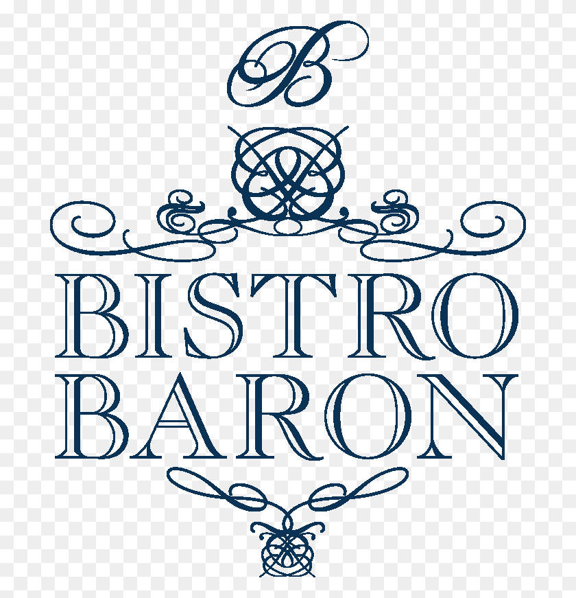 694x811 Bistro Baron Logo Bistro Baron Logo, Text, Alphabet, Symbol HD PNG Download