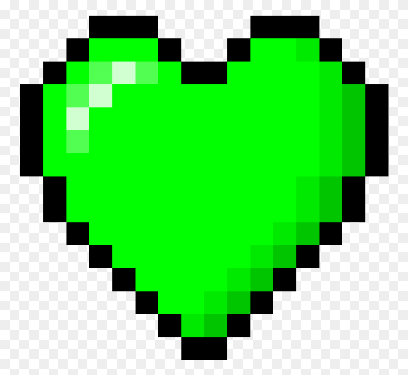 760x713 Bit Heart Green Tata Bt21 Pixel Art, Свет, Символ, Пожарная Машина Hd Png Скачать