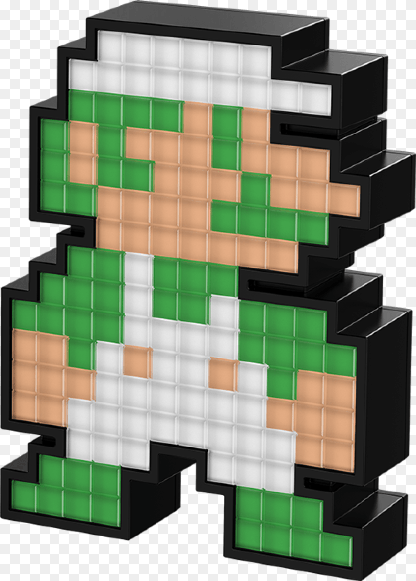Bit Luigi Pixel Pals 8 Bit Luigi, Toy Sticker PNG