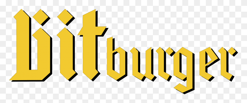 2174x815 Descargar Png Bitburger Logo Vector, Texto, Alfabeto, Símbolo Hd Png