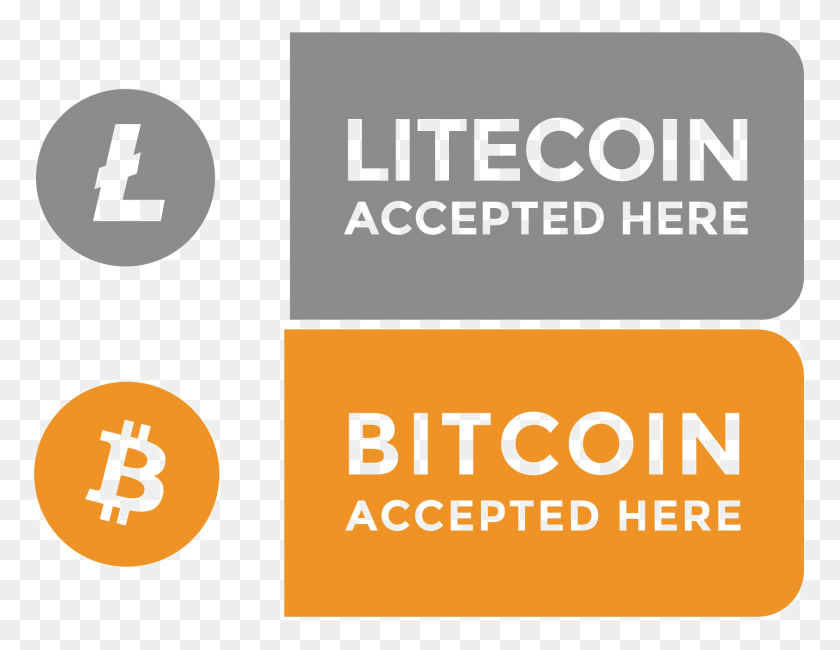 1681x1273 Bitcoin Accepted Here Button File Bitcoin And Litecoin Accepted, Text, Paper, Number HD PNG Download
