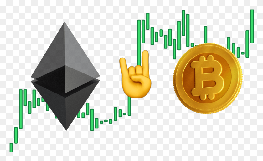 1372x801 Bitcoin And Ethereum Soar Bitcoin And Ethereum, Text, Label, Number HD PNG Download