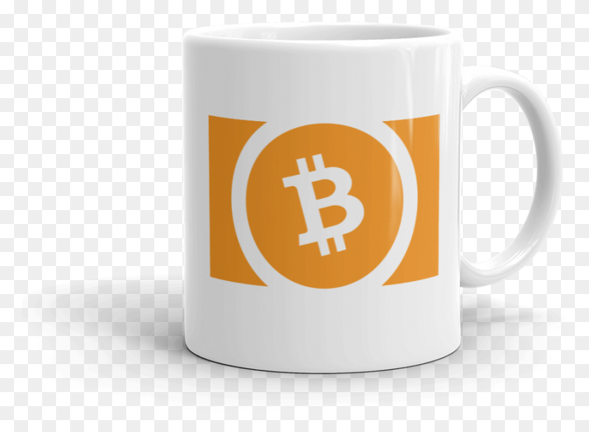 871x623 Логотип Bitcoin Cash, Чашка Кофе, Чашка Hd Png Скачать