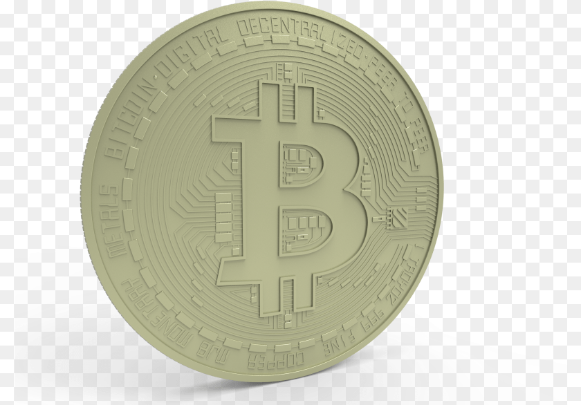801x586 Bitcoin High Detailed Design For 3d Machining Coin, Money Clipart PNG