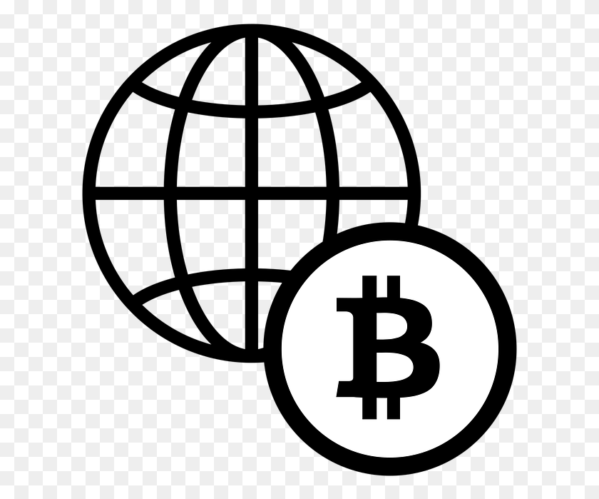 615x639 Bitcoin Icon Black Land Element Symbol For Web Transparent Globe Vector, Text, Number, Face HD PNG Download
