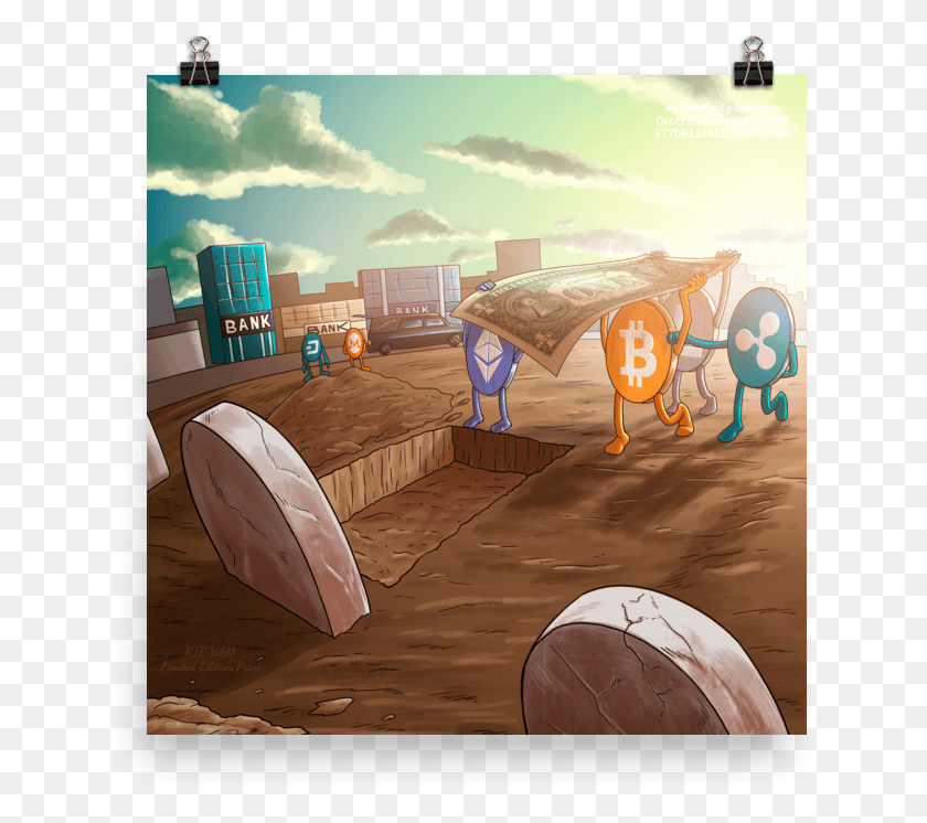 647x686 Bitcoin Vs Fiat Cartoon, Outdoors, Nature, Angry Birds HD PNG Download