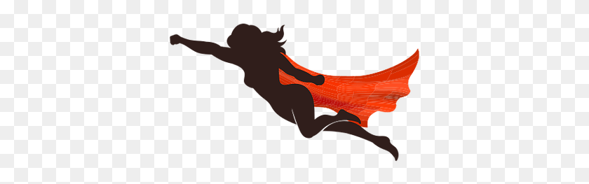 363x203 Растровое Изображение Суперженщины Летающий Силуэт, Транспортное Средство, Транспорт, Весельная Лодка Hd Png Скачать