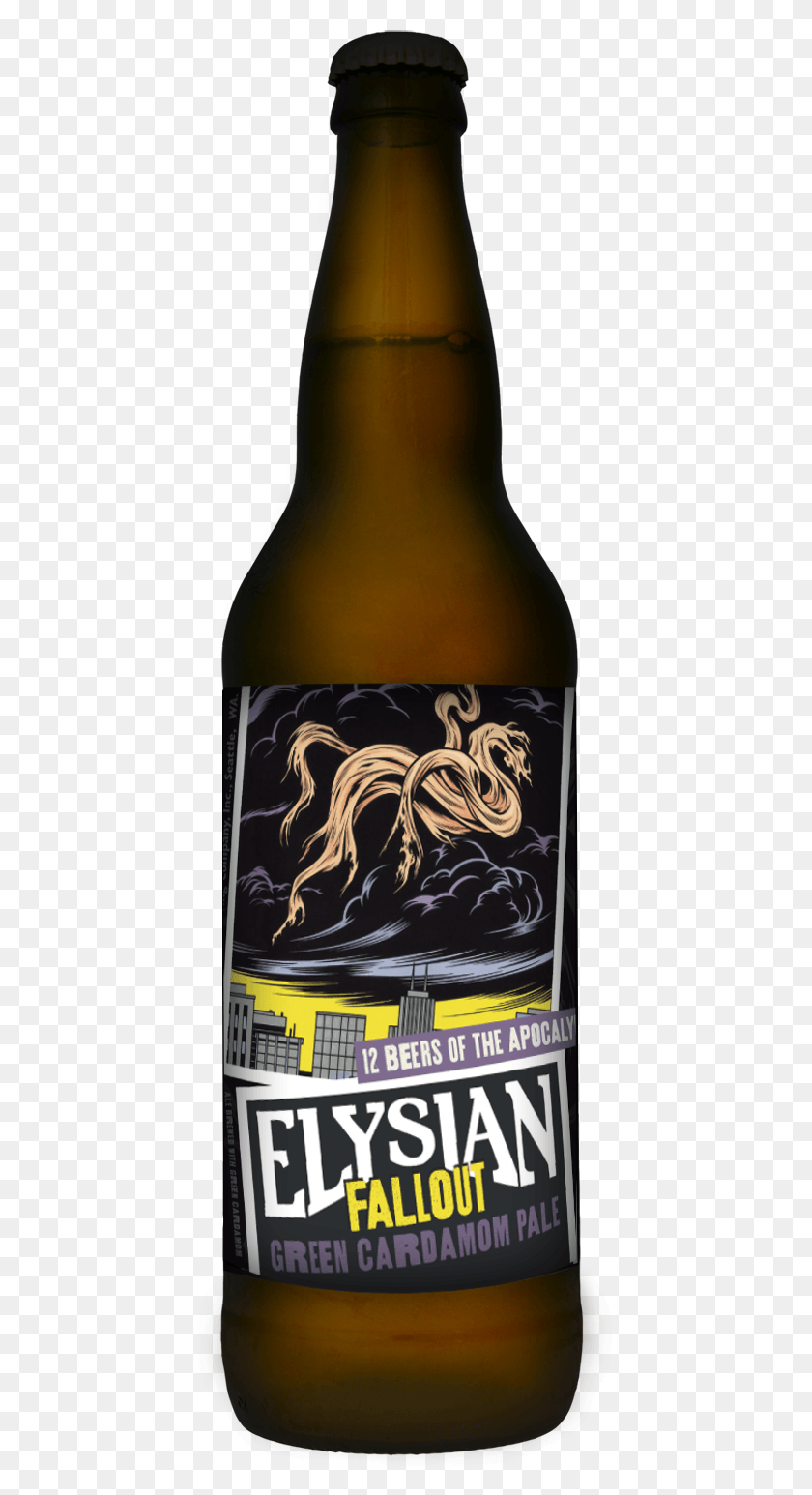 444x1486 Bittered With German Northern Brewer And Finished With Fallout Green Cardamom Pale Elysian Brewing Company, Beer, Alcohol, Beverage HD PNG Download