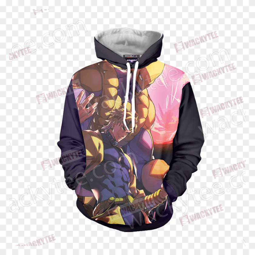 1024x1024 Bizarre Adventure Dio Brando And The World 3d Supreme Jackets For Boys, Poster, Advertisement, Flyer HD PNG Download