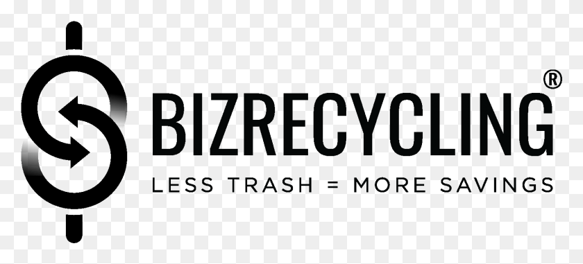 1502x620 Bizrecycling Logo Black File Oval, Text, Alphabet, Face HD PNG Download