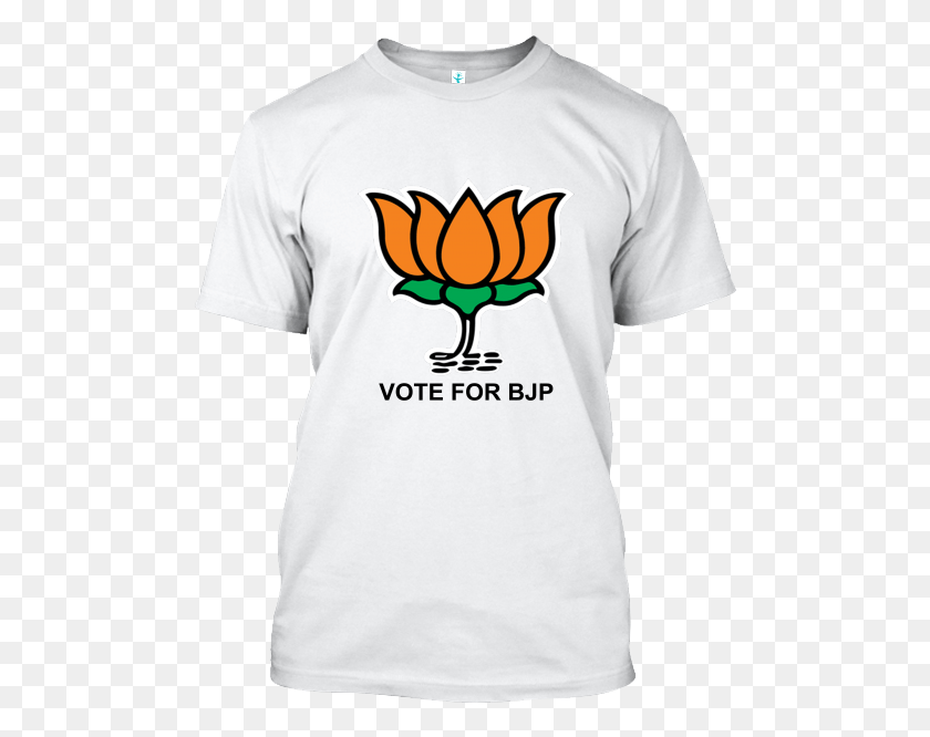 491x606 Bjp T Shirt Bharatiya Janata Party Logo, Clothing, Apparel, T-Shirt Descargar Hd Png