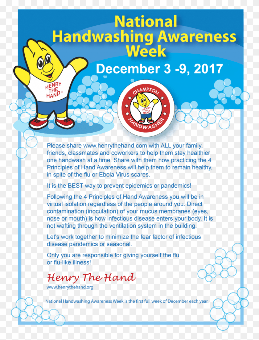 1024x1369 Bk National Handwashing Awareness Week December 4, Poster, Advertisement, Flyer HD PNG Download