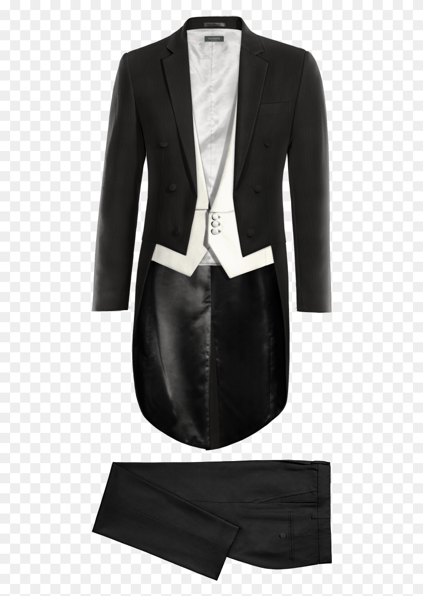 479x1124 Black 3 Piece Tailcoat Fracs, Clothing, Apparel, Suit Descargar Hd Png