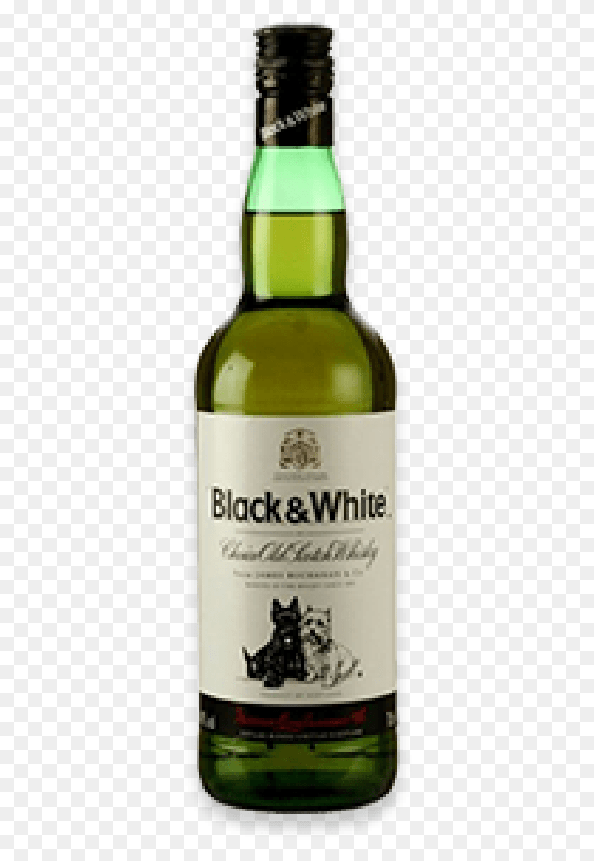 325x1157 Black Amp White 700ml Whisky Black Amp White, Bottle, Alcohol, Beverage HD PNG Download