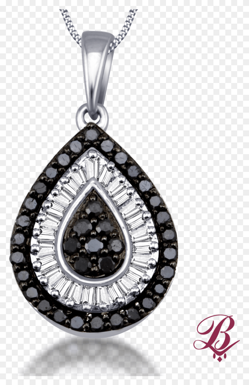 809x1286 Black Amp White Diamond Pendant In Tear Drop Frame Senate Armed Services Committee Logo, Gemstone, Jewelry, Accessories HD PNG Download