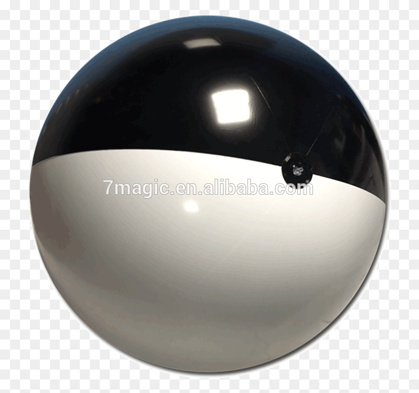 728x727 Black Amp White Moon Beach Balls, Sphere, Helmet, Clothing HD PNG Download